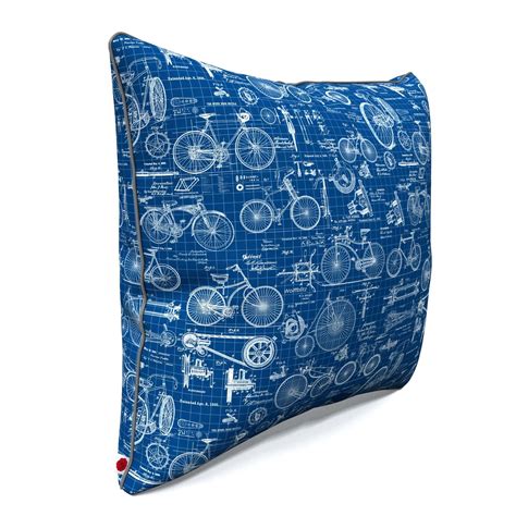 Blueprint Bicycles Pillow – Wolff Blitz