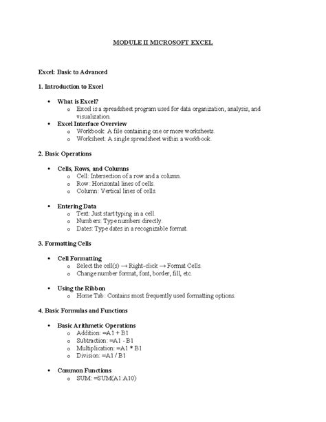 Image result for Excel Module 2 Project 1