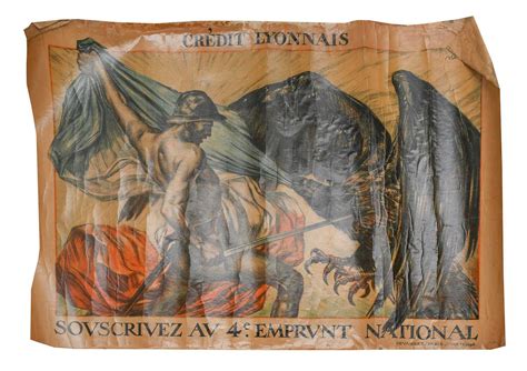 Lot 2181 - A French First World War Poster - Credit