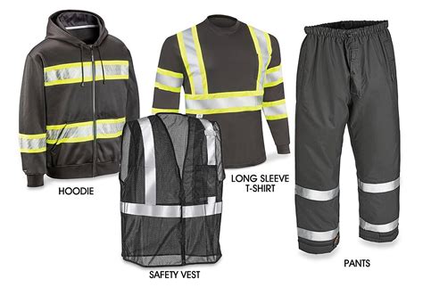 Black Safety Vests, Black Hi Vis Hoodies & Jackets in Stock - ULINE