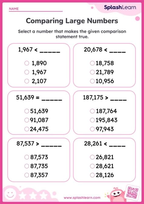 Image result for 4th Grade Math Comparing Numbers