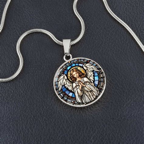 Angel Necklace, Guardian Angel Necklace, Angel Jewelry, Angel Pendant ...