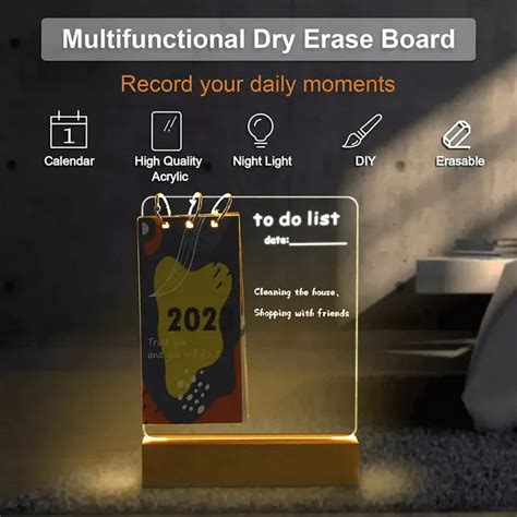 3D ACRYLIC WRITING BOARD WITH PEN – flyingcarts