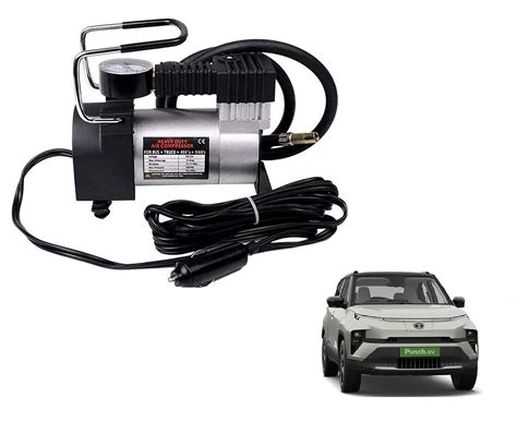 KOZDIKO 12V DC Heavy Duty Metal Tyre Inflator Air Compressor Pump ...
