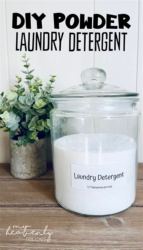 Diy powder laundry detergent – Artofit