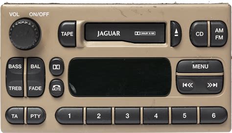 2000-03 Jaguar S Type AMFM Radio Cassette Player Receiver Part XR8F-18 – 1factoryradio