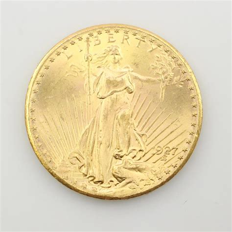 1927 St. Gaudens Double Eagle 20 Dollar Gold Coin 33.4g | Property Room