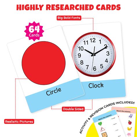 Little Berry | Little Berry Big Flash Cards for Kids (Set of 2): Shapes ...