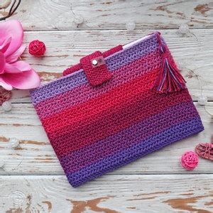 Crochet Tablet Case Tutorial 的图像结果