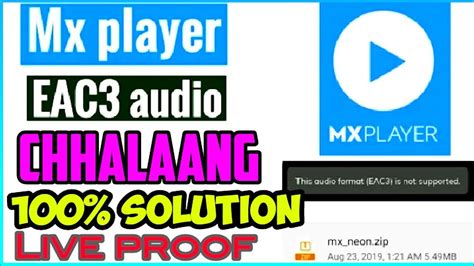 eac3 not supported mx player | Chhalaang | how to fix eac3 audio not ...