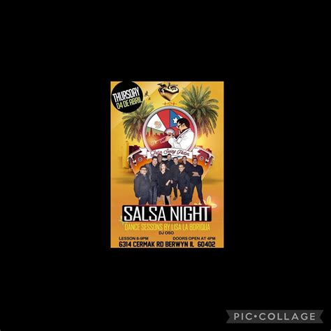 Salsa night and dance lessons, 6314 Cermak Rd, Berwyn, 4 April to 5 ...