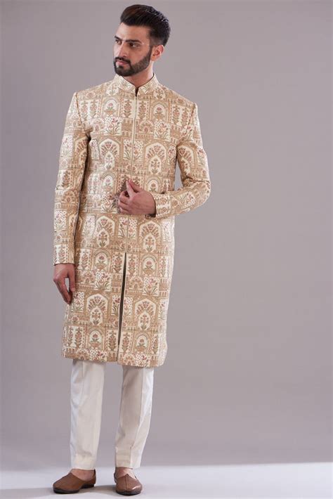 Royal ivory sherwani