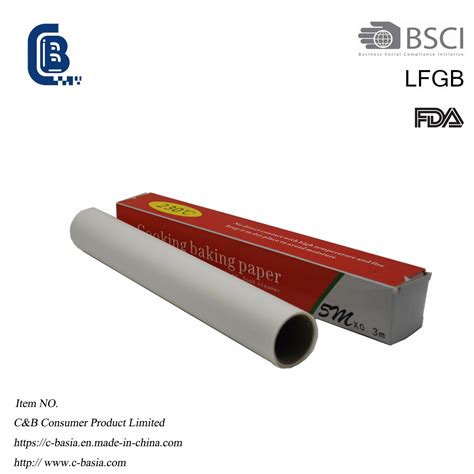 Heat-Resistant, Greaseproof, Non-Stick Parchment Paper Silicone Coated ...