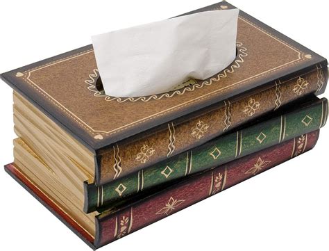 Crafted Classical Retro Wooden Antique Book Tissue | Ubuy India