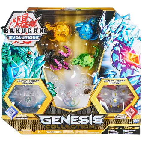 Buy Bakugan Evolutions Genesis Collection Pack - 2 Light Up Action ...
