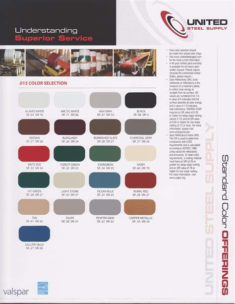 Color Selections - United Steel Supply