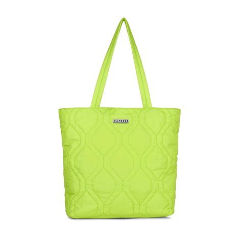 Buy Caprese Mars Large (E) Lime Tote Bag @ 1199 | Caprese Bags