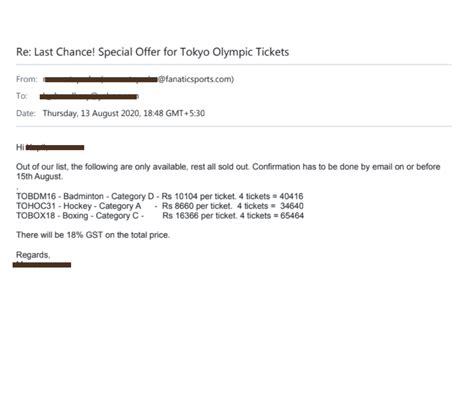 India's authorised ticket reseller for Tokyo Olympics violating terms ...