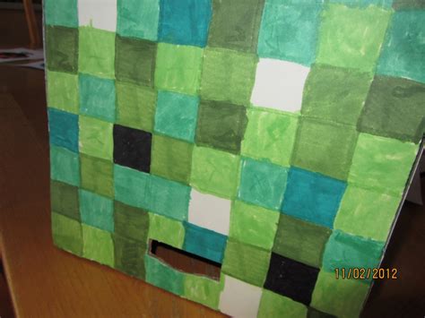 Image result for Creeper Mask Tutorial