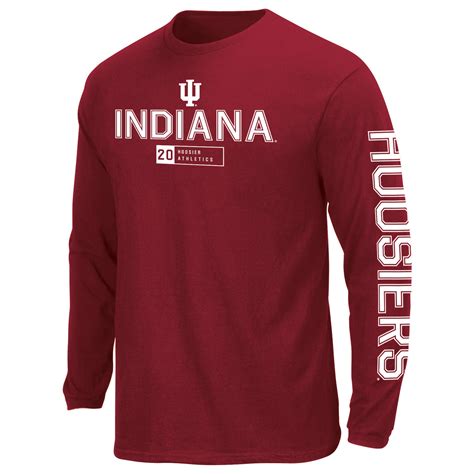 NCAA Men’s Indiana Hoosiers Long-Sleeve Graphic T-Shirt