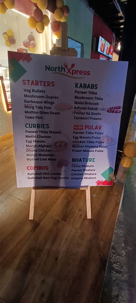 Menu at Walking Street Drive-In, Hyderabad