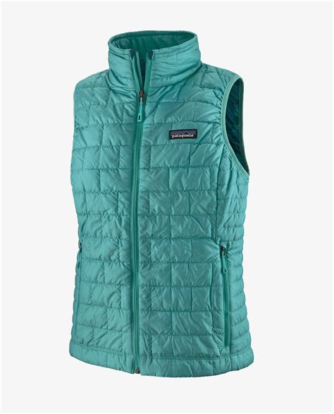 Patagonia womens M Teal Nano Puff Vest - munimoro.gob.pe