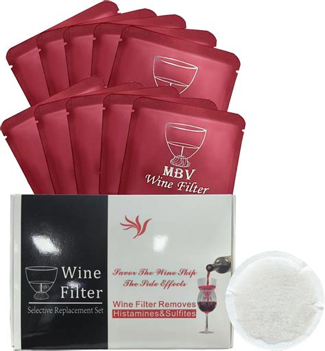 Amazon.com: 10 Pcs Wine Filters Set, Advanced the Wand Wine Purifier, Wine Filters for ...