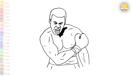Image result for How to Draw Muhammad Ali Boxing
