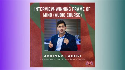 Interview-Winning Frame of Mind (Audio Course), March 23 2023 | Online ...