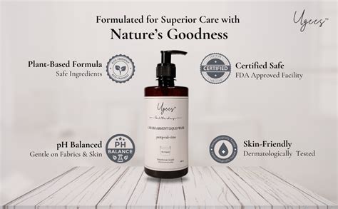 UGEES Undergarment Liquid Detergent for Men/Women,Mild Detergent, No ...