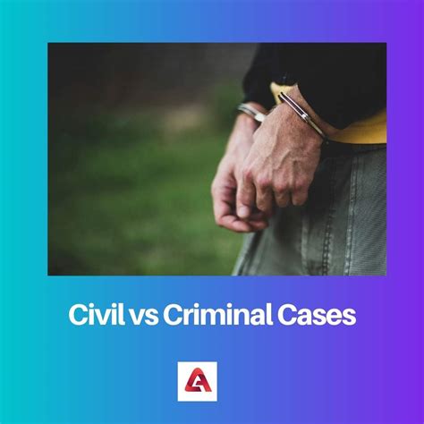 Civil vs Criminal Cases: Difference and Comparison