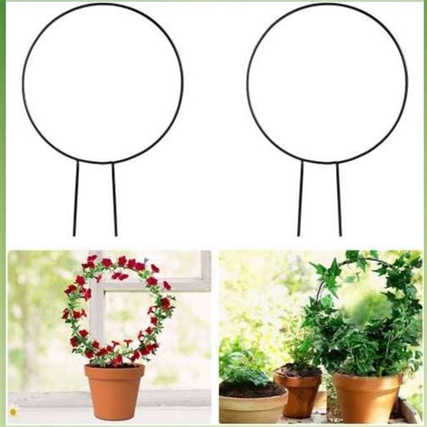 Urban Plants™ Buy Round Shape Garden Stakes/ structures ( Set of 4 )