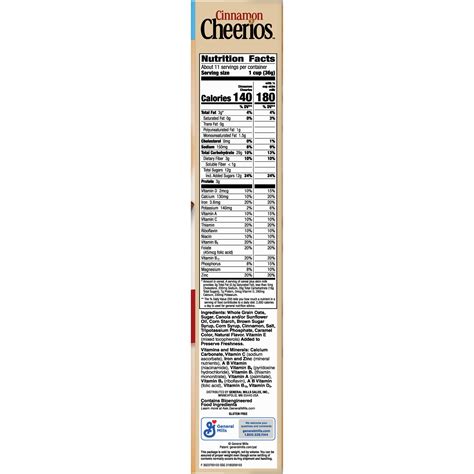 Cheerios Nutrition Facts Label | Besto Blog