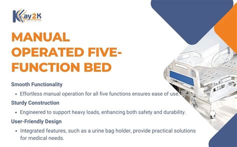 Kay2K Hospital Bed or Medical Fowler Hospital Bed -2 Functions ...