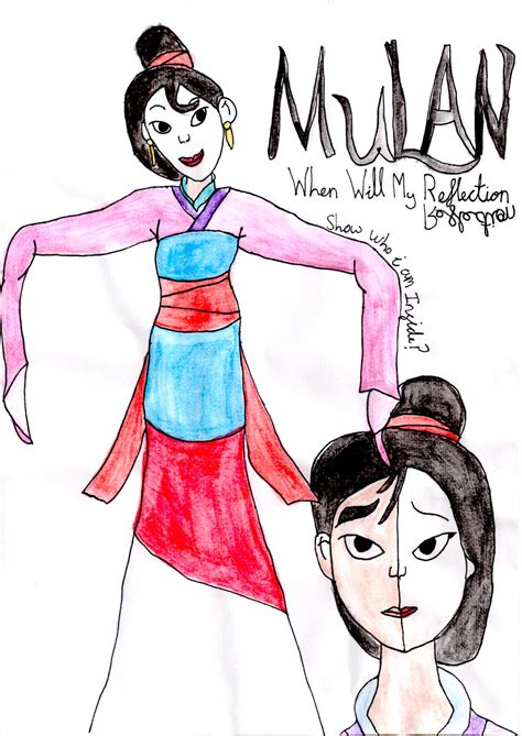 Image result for Mulan Reflection Drawing