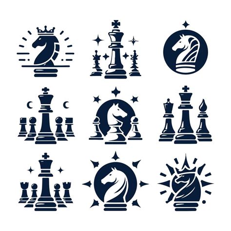 Checkmate Creations chess logo 53138820 Vector Art at Vecteezy