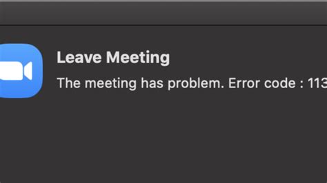 Image result for Zoom Error Screen
