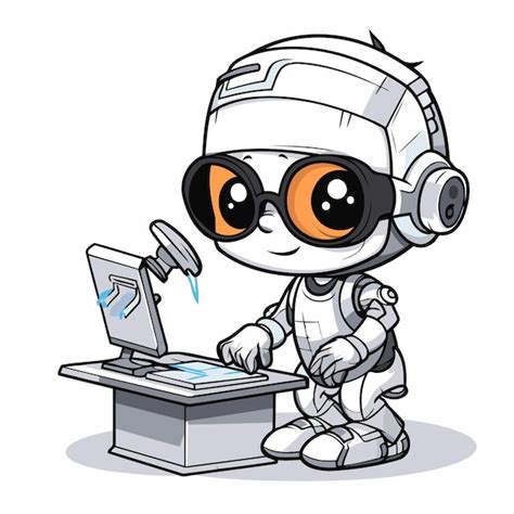 Image result for Computer Robot Cartoon