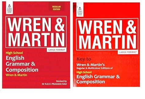Wren & Martin High School English Grammar and Composition + Key to high ...