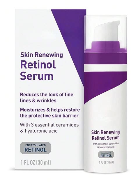 Anti-Aging Retinol Serum With Hyaluronic Acid, Niacinamide & Ceramides ...