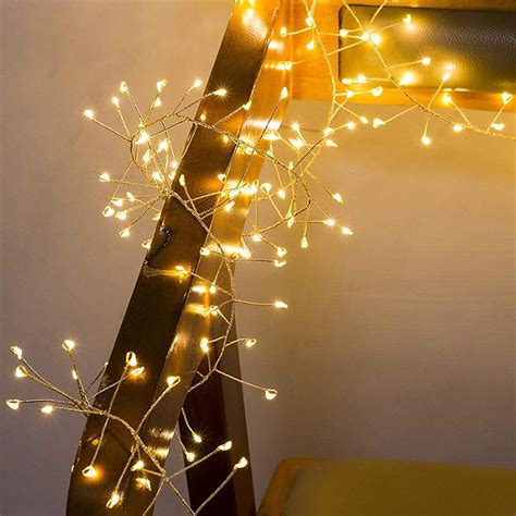 LED String Lights Firecracker Copper Wire Flexible 2M 5M Set Fairy ...