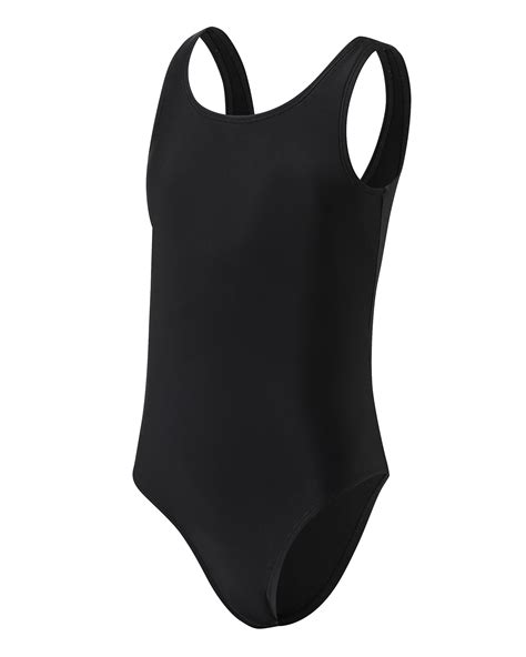 Girls Swimsuits for Girl One Piece Swimsuit Solid Color Girls' Swimwear ...