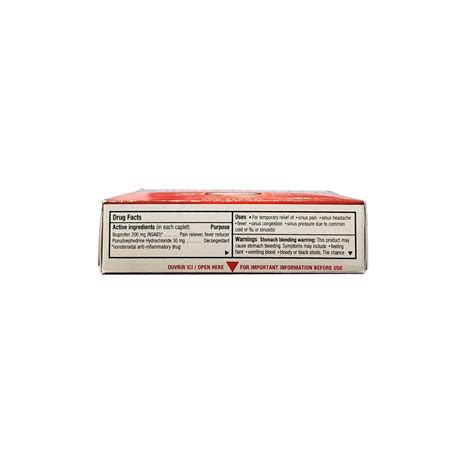 Sudafed Sinus Advance Ibuprofen and Pseudoephedrine Hydrochloride (20 – beyondRx.ca (by 99 Pharmacy)
