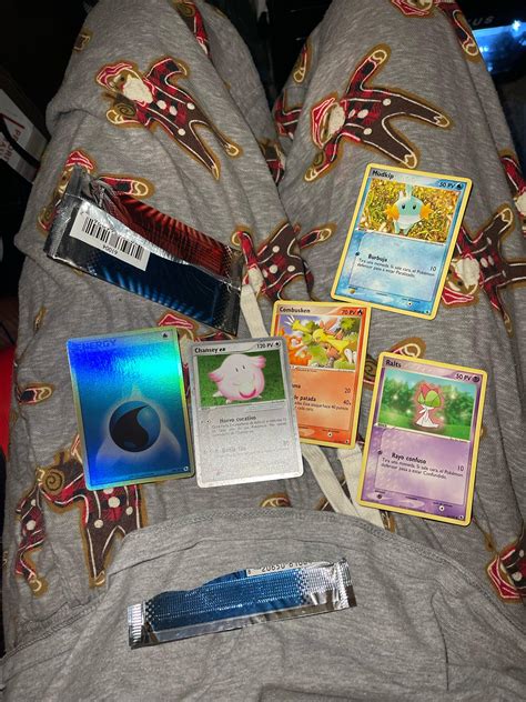 Opened Spanish ruby sapphire pack : r/PokemonTCG