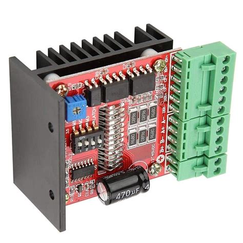 Motor Driver, TB6600 4A 2 Phase Stepper Motor Driver Board 16 Microstep ...