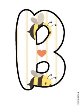 BUZZING INTO TENTH GRADE! Bee Bulletin Board Letters school resource by ...