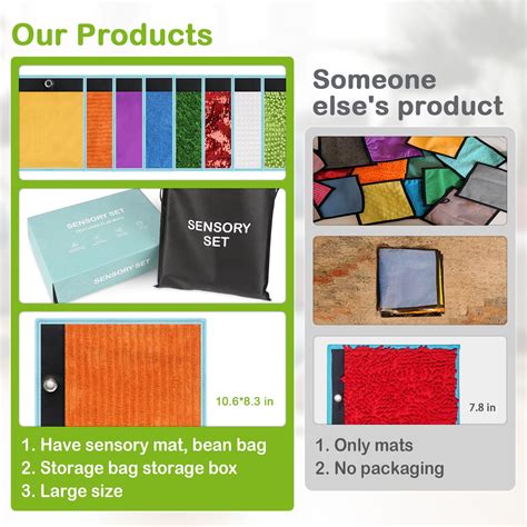 Buy Joyreal Sensory Mats for Autistic Children, Sensory Floor Tiles for ...