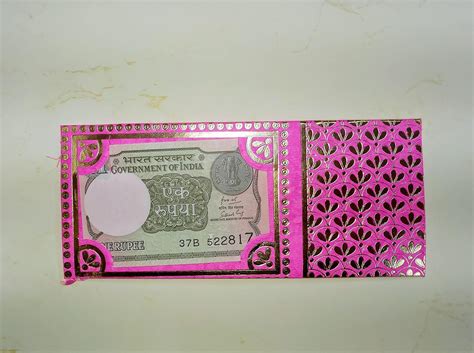 Combo of Shagun Envelope for Marriage/Birthday with one Rupee Note by ...