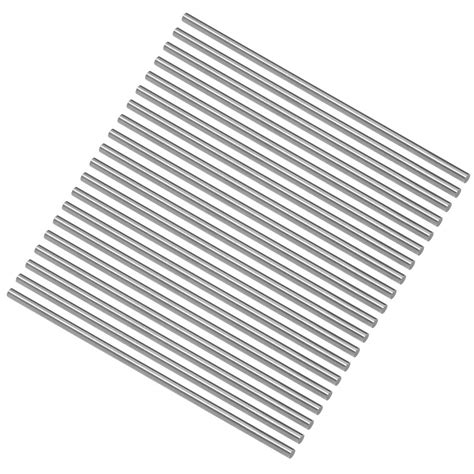 uxcell Round Steel Rod, 3mm HSS Lathe Bar Stock Tool 100mm Long, for ...