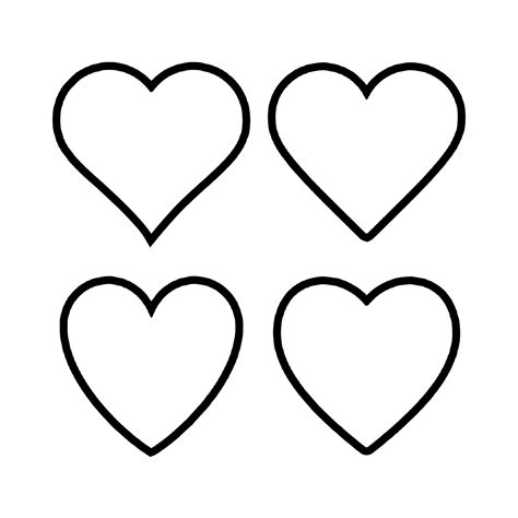 Heart Outline Vector Art, Icons, and Graphics for Free Download